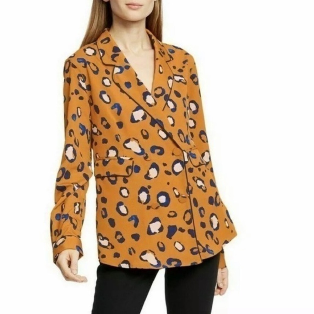 3.1 Phillip Lim for Target Cheetah Print Double Breasted Blazer/Jacket NWT Small